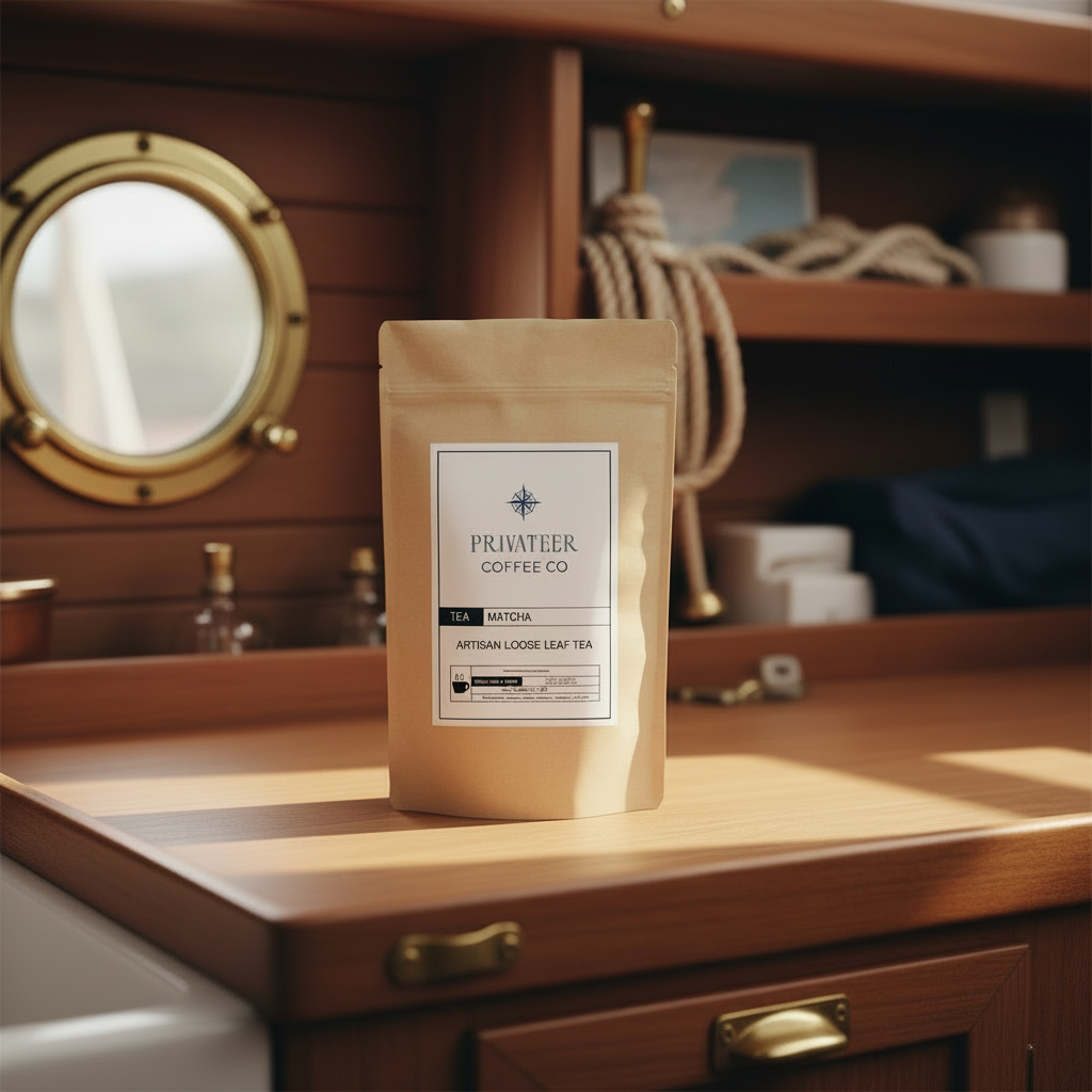 The Privateer Coffee Co. Matcha — tea powder — front package